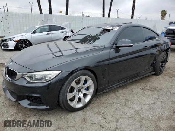 2014 BMW 4 Series 435i with VIN WBA3R1C58EK192065, listed as a Copart auction lot 55783635 with Not provided miles and Salvage title. Bid and sale history available at DreamBid. Image 1.