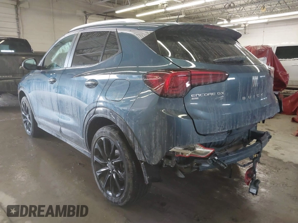 2024 Buick Encore GX Sport Touring with VIN KL4AMESL9RB123238, listed as a IAAI auction lot 41342752 with 4,566 mi miles and . Bid and sale history available at DreamBid. Image 3.