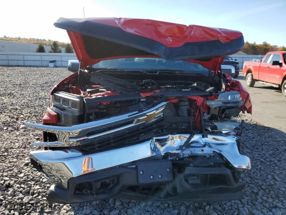 2019 Chevrolet Silverado 1500 LT with VIN 1GCRYDEK7KZ378980, listed as a Copart auction lot 76807154 with 42,803 mi miles and Salvage Title. Bid and sale history available at carsss.com. Image 5.