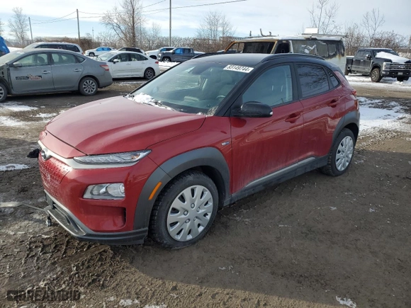 2020 Hyundai Kona Electric SEL with VIN KM8K23AG2LU067417, listed as a Copart auction lot 83149744 with 98,141 mi miles and Salvage Title. Bid and sale history available at carsss.com. Image 1.