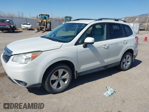 2014 Subaru Forester 2.5i Premium with VIN JF2SJACC8EG404777, listed as a IAAI auction lot 41749698 with 110,001 mi miles. Bid and sale history available at carsss.com. Image 2.