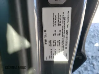 2019 Tesla Model 3 Mid Range with VIN 5YJ3E1EA1KF435295, listed as a Copart auction lot 49552685 with 56,366 mi miles and Salvage Title. Bid and sale history available at DreamBid. Image 12.