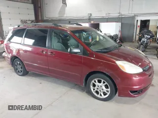 2005 Toyota Sienna CE with VIN 5TDZA23C35S287683, listed as a IAAI auction lot 41027937 with 240,224 mi miles and . Bid and sale history available at DreamBid. Image 1.