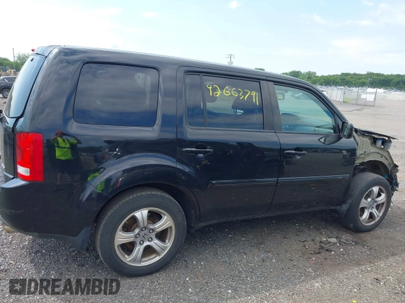2013 Honda Pilot EX-L with VIN 5FNYF4H61DB024199, listed as a IAAI auction lot 42663791 with 176,294 mi miles and . Bid and sale history available at DreamBid. Image 14.