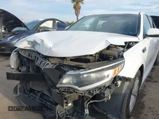 2018 Kia Optima LX with VIN 5XXGT4L37JG184209, listed as a IAAI auction lot 41905891 with 109,931 mi miles. Bid and sale history available at carsss.com. Image 6.