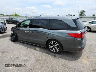 2019 Honda Odyssey Elite z VIN 5FNRL6H92KB026530, wystawiony jako Copart lot #58781465 z przebiegiem 105 878 mil mil oraz Szkoda całkowita • Salvage title. Historia ofert i sprzedaży dostępna na DreamBid. Obrazek 2.