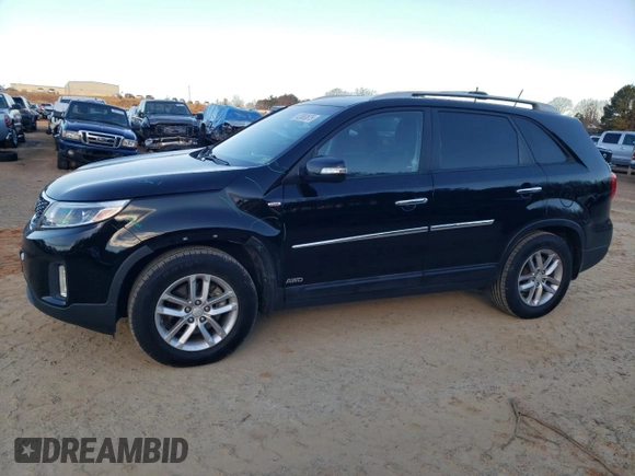 2015 Kia Sorento LX with VIN 5XYKTDA74FG608366, listed as a Copart auction lot 42083875 with 118,230 mi miles and Salvage Title. Bid and sale history available at carsss.com. Image 1.