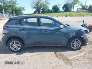 2022 Hyundai Kona SE with VIN KM8K2CAB3NU876819, listed as a IAAI auction lot 42550493 with 25,582 mi miles and . Bid and sale history available at DreamBid. Image 14.