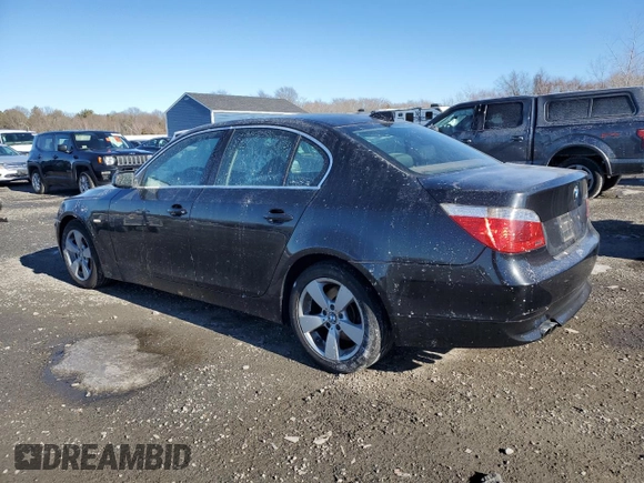 2007 BMW 5 Series 530xi with VIN WBANF73537CY17327, listed as a Copart auction lot 42423145 with Not Provided miles and Non Repairable. Bid and sale history available at carsss.com. Image 2.