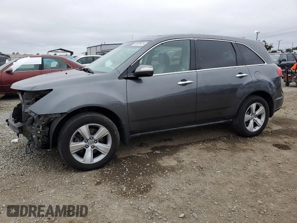 2011 Acura MDX with VIN 2HNYD2H26BH508846, listed as a Copart auction lot 58979975 with 207,604 mi miles and Salvage title. Bid and sale history available at DreamBid. Image 1.