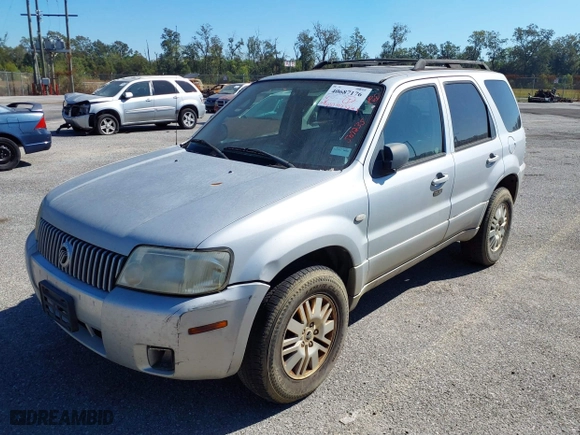 2005 Mercury Mariner Luxury with VIN 4M2YU57155DJ07235, listed as a IAAI auction lot 40687176 with 193,237 mi miles. Bid and sale history available at carsss.com. Image 2.