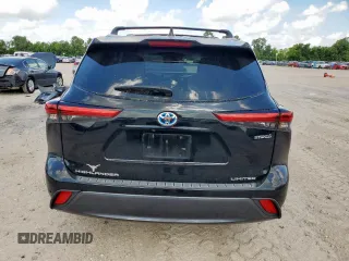 2023 Toyota Highlander Hybrid Limited with VIN 5TDXBRCH3PS576039, listed as a Copart auction lot 62006645 with 27,172 mi miles and Salvage title. Bid and sale history available at DreamBid. Image 6.