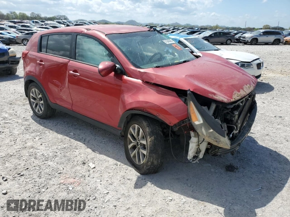 2015 Kia Sportage LX with VIN KNDPB3AC7F7743581, listed as a Copart auction lot 51940495 with 127,680 mi miles and Salvage Title. Bid and sale history available at DreamBid. Image 4.