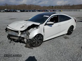 2018 Honda Civic Si with VIN 2HGFC1E50JH700689, listed as a Copart auction lot 50030115 with 127,041 mi miles and Salvage Title. Bid and sale history available at DreamBid. Image 1.