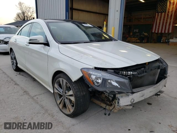 2018 Mercedes-Benz CLA 250 with VIN WDDSJ4EB1JN556819, listed as a Copart auction lot 54401481 with 70,043 mi miles and . Bid and sale history available at DreamBid. Image 1.