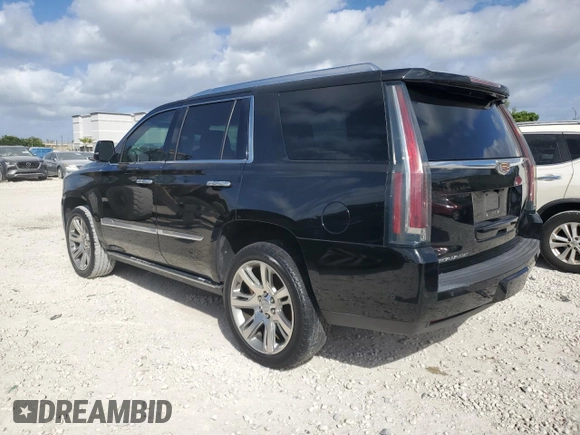 2017 Cadillac Escalade Premium Luxury with VIN 1GYS3CKJ4HR174758, listed as a Copart auction lot 80889314 with 75,289 mi miles and Non repairable. Bid and sale history available at DreamBid. Image 2.