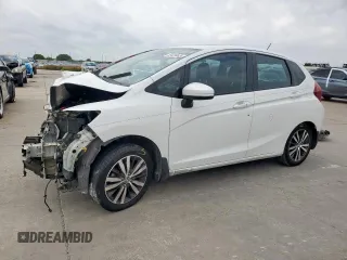 2015 Honda Fit EX-L z VIN 3HGGK5H85FM755927, wystawiony jako Copart lot #59439445 z przebiegiem 142 066 mil mil oraz Szkoda całkowita • Salvage title. Historia ofert i sprzedaży dostępna na DreamBid. Obrazek 1.