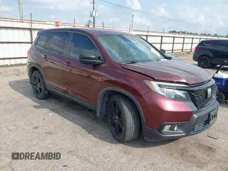 2019 Honda Passport Sport z VIN 5FNYF7H22KB003096, wystawiony jako IAAI lot #42111009 z przebiegiem 82 101 mil mil oraz . Historia ofert i sprzedaży dostępna na DreamBid. Obrazek 1.
