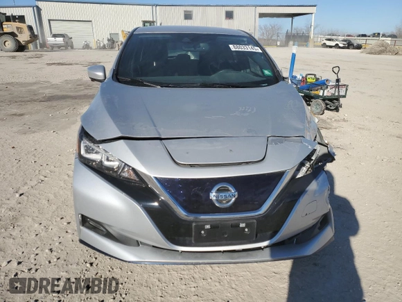 2022 Nissan LEAF SV Plus with VIN 1N4BZ1CV8NC551509, listed as a Copart auction lot 88033145 with 39,679 mi miles and Salvage Title. Bid and sale history available at DreamBid. Image 5.