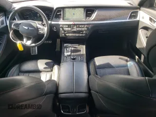 2019 Genesis G80 Sport with VIN KMHGN4JB6KU291019, listed as a Copart auction lot 51709175 with 82,982 mi miles and Salvage title. Bid and sale history available at DreamBid. Image 8.