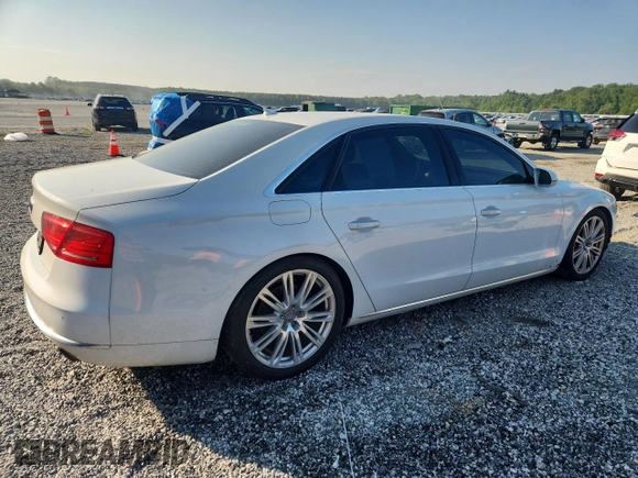 2014 Audi A8 3.0T with VIN WAURGAFD1EN002429, listed as a Copart auction lot 63762475 with 140,884 mi miles and Clean title. Bid and sale history available at DreamBid. Image 3.