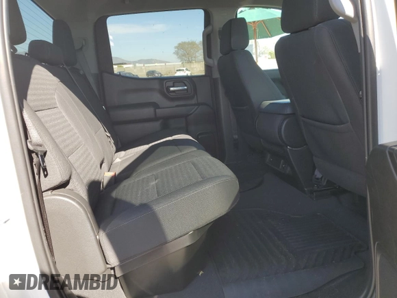 2022 Chevrolet Silverado 1500 Custom with VIN 1GCPDBEK6NZ640645, listed as a Copart auction lot 52399385 with 35,464 mi miles and Salvage Title. Bid and sale history available at carsss.com. Image 10.