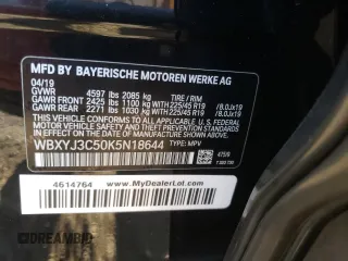 2019 BMW X2 sDrive28i z VIN WBXYJ3C50K5N18644, wystawiony jako Copart lot #63730432 z przebiegiem 22 310 mil mil oraz . Historia ofert i sprzedaży dostępna na DreamBid. Obrazek 10.
