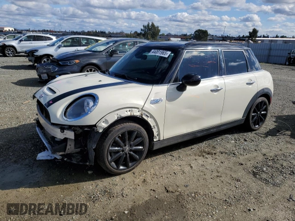 2019 MINI Hardtop 4 Door Cooper S with VIN WMWXU3C51K2H88452, listed as a Copart auction lot 44001965 with 64,968 mi miles and Salvage title. Bid and sale history available at DreamBid. Image 1.