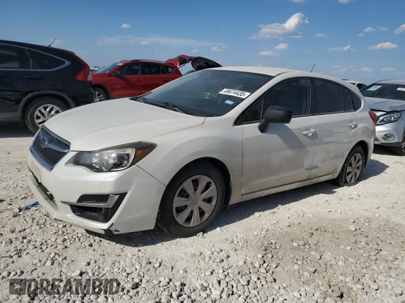 2015 Subaru Impreza 2.0i z VIN JF1GPAA69F8252803, wystawiony jako Copart lot #49674435 z przebiegiem 87 086 mil mil oraz Szkoda całkowita • Salvage title. Historia ofert i sprzedaży dostępna na DreamBid. Obrazek 1.