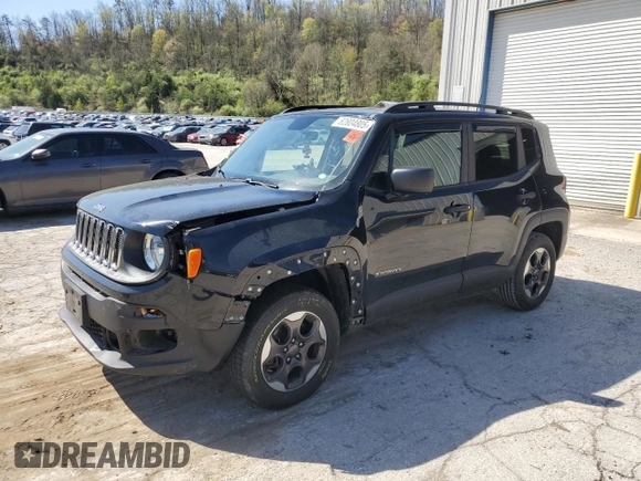 2017 Jeep Renegade Sport с VIN ZACCJBAB8HPG06612, выставлен на аукционе Copart как лот 52804805 с пробегом 114 610 миль миль и Списание • Salvage title. История ставок и продаж доступна на DreamBid. Изображение 1.