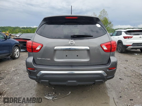 2017 Nissan Pathfinder SV with VIN 5N1DR2MN0HC668833, listed as a Copart auction lot 53475295 with 102,111 mi miles and Salvage title. Bid and sale history available at DreamBid. Image 6.