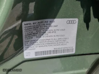 2023 Audi A4 allroad Premium Plus with VIN WA18AAF46PA076238, listed as a Copart auction lot 58151094 with 2,889 mi miles and Salvage Title. Bid and sale history available at carsss.com. Image 14.