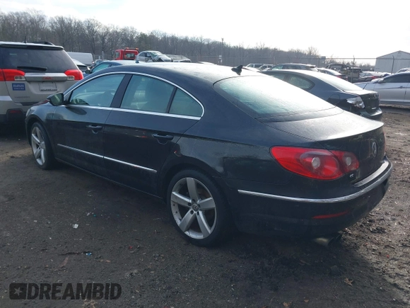 2012 Volkswagen CC Lux PZEV with VIN WVWHP7ANXCE513619, listed as a IAAI auction lot 41476949 with 254,162 mi miles. Bid and sale history available at carsss.com. Image 3.