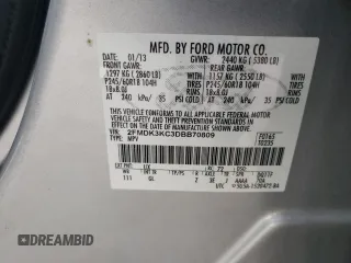 2013 Ford Edge Limited with VIN 2FMDK3KC3DBB70809, listed as a Copart auction lot 81579814 with 179,899 mi miles and Salvage Title. Bid and sale history available at DreamBid. Image 12.