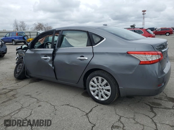 2015 Nissan Sentra SV with VIN 3N1AB7AP2FL685796, listed as a Copart auction lot 49507465 with Not Provided miles and Salvage Title. Bid and sale history available at DreamBid. Image 2.