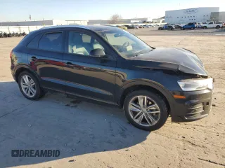 2017 Audi Q3 Premium with VIN WA1BCCFSXHR010546, listed as a Copart auction lot 89136945 with 142,656 mi miles and Salvage Title. Bid and sale history available at carsss.com. Image 4.