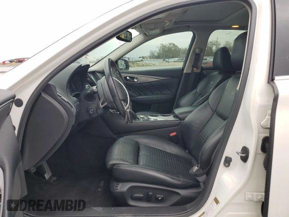 2014 Infiniti Q50 Hybrid Sport with VIN JN1AV7AP0EM692306, listed as a Copart auction lot 88644575 with 83,444 mi miles and Clean Title. Bid and sale history available at DreamBid. Image 7.