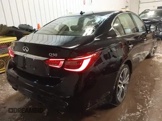 2021 Infiniti Q50 Signature Edition with VIN JN1EV7CR8MM751195, listed as a IAAI auction lot 41580206 with 42,251 mi miles and . Bid and sale history available at DreamBid. Image 4.