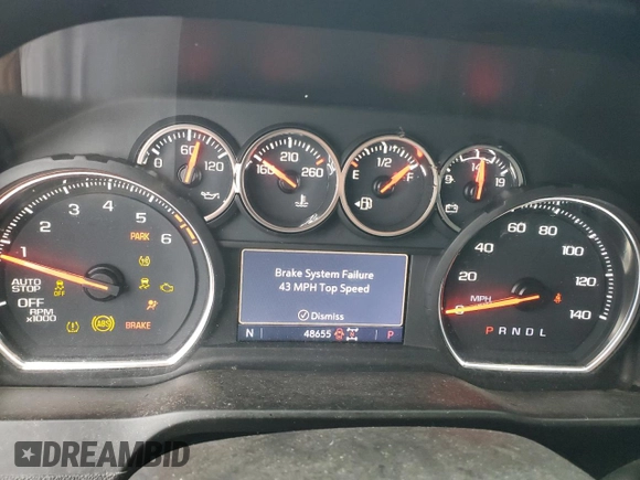 2021 Chevrolet Silverado 1500 RST with VIN 3GCUYEED7MG402683, listed as a Copart auction lot 84544154 with 48,655 mi miles and Salvage Title. Bid and sale history available at carsss.com. Image 9.