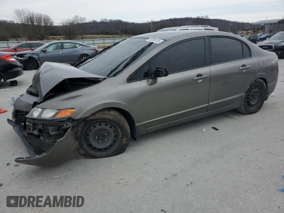 2008 Honda Civic LX z VIN 1HGFA16518L022536, wystawiony jako Copart lot #52881645 z przebiegiem 251 320 mil mil oraz Szkoda całkowita • Salvage title. Historia ofert i sprzedaży dostępna na DreamBid. Obrazek 1.