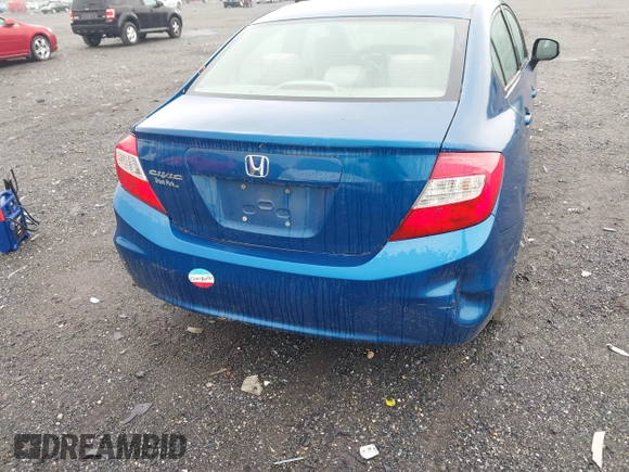 2012 Honda Civic LX z VIN 2HGFB2F54CH535126, wystawiony jako IAAI lot #42481363 z przebiegiem Nie podano mil oraz . Historia ofert i sprzedaży dostępna na DreamBid. Obrazek 14.