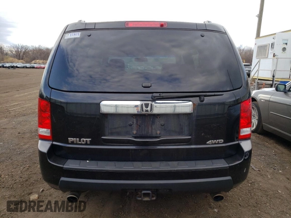 2009 Honda Pilot EX-L with VIN 5FNYF48679B017023, listed as a Copart auction lot 50748695 with 186,273 mi miles and Salvage Title. Bid and sale history available at carsss.com. Image 6.