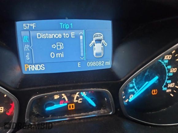 2013 Ford Escape SE with VIN 1FMCU9GX5DUD66443, listed as a Copart auction lot 58866685 with 98,082 mi miles and Clean title. Bid and sale history available at DreamBid. Image 8.