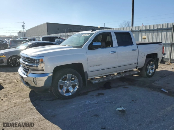 2017 Chevrolet Silverado 1500 LTZ with VIN 3GCUKSEC5HG511267, listed as a Copart auction lot 45852205 with 61,170 mi miles and Salvage Title. Bid and sale history available at carsss.com. Image 1.