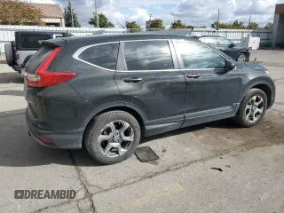 2017 Honda CR-V EX with VIN 5J6RW2H58HL066737, listed as a Copart auction lot 75921704 with 101,411 mi miles and Salvage Title. Bid and sale history available at carsss.com. Image 3.