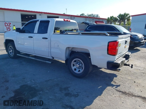 2018 Chevrolet Silverado 1500 Work Truck with VIN 1GCRCNEH2JZ241811, listed as a IAAI auction lot 42040230 with 59,597 mi miles. Bid and sale history available at carsss.com. Image 3.