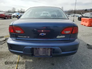 2001 Chevrolet Cavalier LS with VIN 1G1JF524817357637, listed as a Copart auction lot 47630445 with 72,534 mi miles and Salvage Title. Bid and sale history available at DreamBid. Image 6.