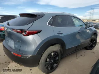 2022 Mazda CX-30 2.5 S Carbon Edition with VIN 3MVDMBCL1NM430355, listed as a Copart auction lot 79948354 with 39,623 mi miles and Salvage Title. Bid and sale history available at carsss.com. Image 3.