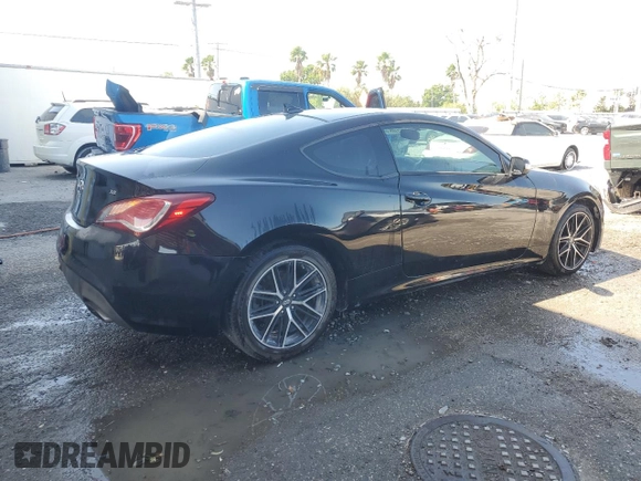 2016 Hyundai Genesis Coupe 3.8L Base with VIN KMHHT6KJ6GU132486, listed as a Copart auction lot 52518975 with 169,564 mi miles and Salvage Title. Bid and sale history available at carsss.com. Image 3.