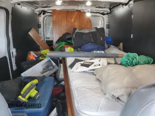 2019 Ford Transit with VIN 1FTYE1ZM9KKB79355, listed as a Copart auction lot 53444935 with 152,738 mi miles and Salvage Title. Bid and sale history available at carsss.com. Image 10.